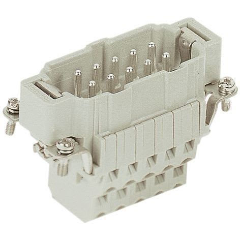 HARTING - HAN 10ESS Kosketinosa, uros - 09330102672 Pistoke 2xjousi