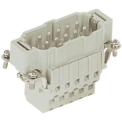 HARTING - HAN 10ESS Kosketinosa, uros - 09330102672 Pistoke 2xjousi