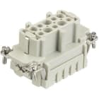 HARTING - HAN 10E Kosketinosa, naaras - 09330102702 Pistukka purist