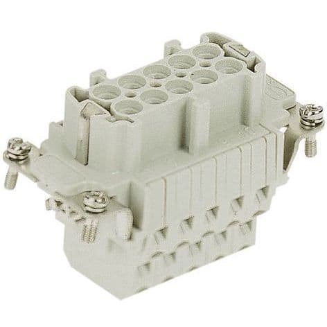 HARTING - HAN 10ESS Kosketinosa, naaras - 09330102772 Pistukka 2xjousi