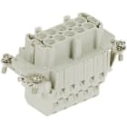 HARTING - HAN 10ESS Kosketinosa, naaras - 09330102772 Pistukka 2xjousi