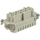 HARTING - HAN 16E Kosketinosa, naaras - 09330162712 Pistukka, puris