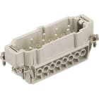 HARTING - Han HvE 10 -nap. Pistoke ruuvi - 09340102601 Han HvE/ HvES