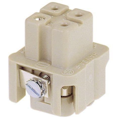 HARTING - Han 3A Kosketinosa, naaras - 09200032711 Pistukka ruuvi