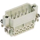 HARTING - Han 10A Kosketinosa, uros - 09200102612 Pistoke ruuvi