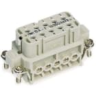 HARTING - Han 10A Kosketinosa, naaras - 09200102812 Pistukka ruuvi