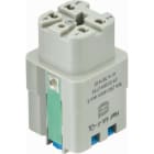 HARTING - Han 4A Kosketinosa, naaras - 09200042733 Pistukka QuickLock