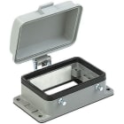 HARTING - Han 32A Kotelot, alaosa+kansi - 09200320302 Läpivientikotelo