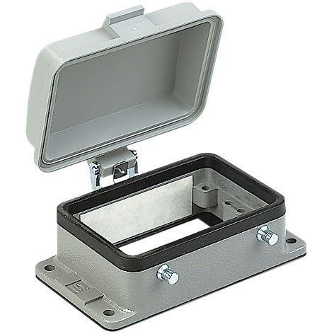 HARTING - Han 32A Kotelot, alaosa+kansi - 09200320302 Läpivientikotelo