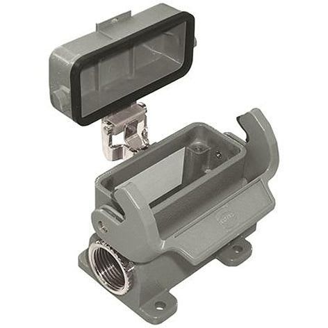 HARTING - Han 10A Kotelot, alaosa+kansi - 19200100295 Runkokotelo 2xM20