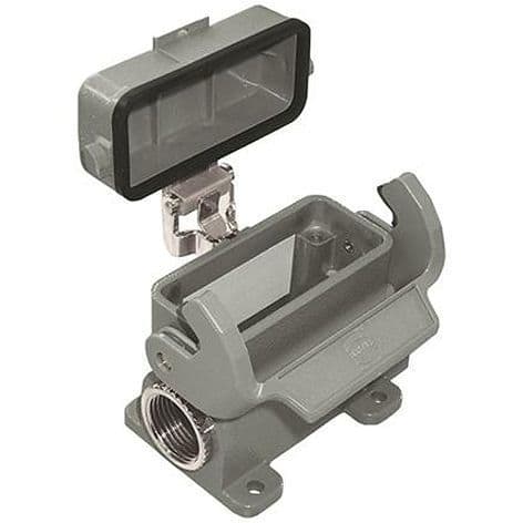 HARTING - Han 10A Kotelot, alaosa+kansi - 19200100295 Runkokotelo 2xM20