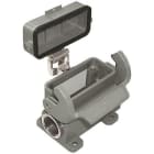 HARTING - Han 10A Kotelot, alaosa+kansi - 19200100295 Runkokotelo 2xM20