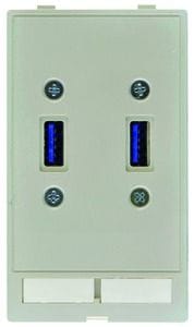 HARTING - Data module (2x USB) - 39500020093 Han Port