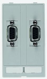 HARTING - Data module (2x SUB-D9, f-m) - 39500030020 Han Port