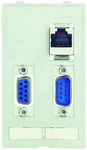 HARTING - Data module (RJ45:SUB-D9,f-f:S - 39500030111 Han Port
