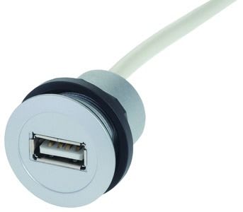 HARTING - har-port USB 2.0 A-A 1,5m cab - 09454521922 Läpivienti+kaapeli