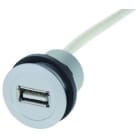 HARTING - har-port USB 2.0 A-A 1,5m cab - 09454521922 Läpivienti+kaapeli