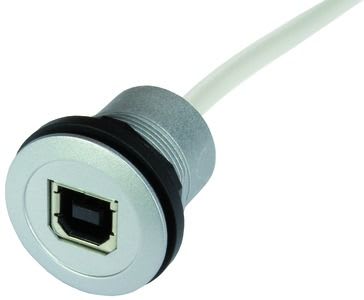 HARTING - har-port USB 2.0 B-B 0,5m - 09454521910 Läpivienti+kaapeli
