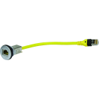 HARTING - har-port RJ45 Cat.6 0,7m cabl - 09454521506 Läpivienti+kaapeli