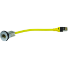 HARTING - har-port RJ45 Cat.6 1,50m cabl - 09454521510 Läpivienti+kaapeli