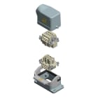 HARTING - Liitinpari Kulma&läpiv. 6+PE - 6104402006100 Han6E&Han6E Kit2