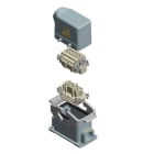 HARTING - Liitinpari Kulma&pinta 10+PE - 6104402006200 Han10B&Han10E Ki