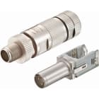 HARTING - PreLink M12-liitin CAT5 - 20820050001 preLink M12 plug D