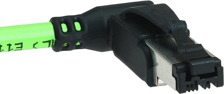 HARTING - RJ45, kaapeli 0.5m 4-nap - 09470500045 RJI 1 ANG.180