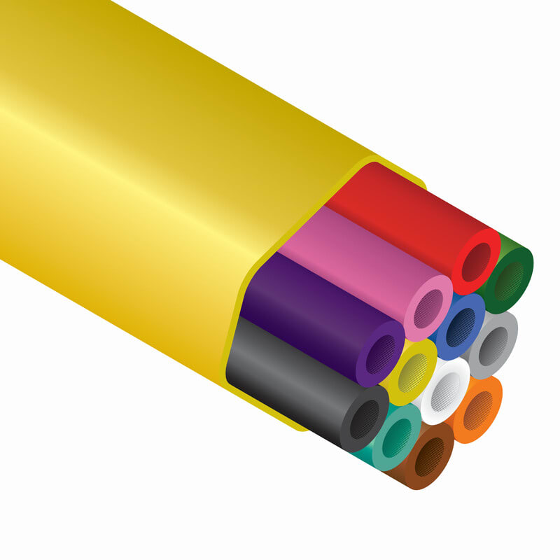 EMTELLE - Mikrokanavanippu - DB 12x7/3,5mm KEL K1000