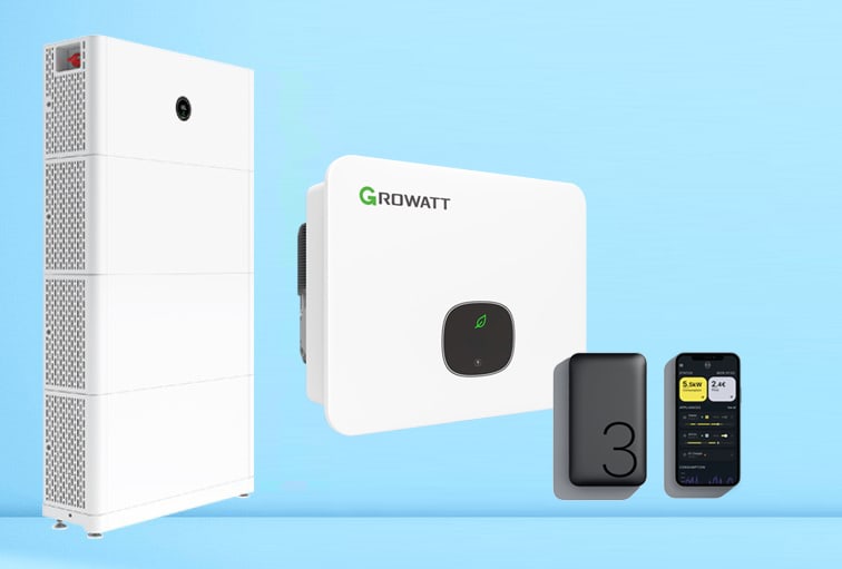 GROWATT - Reservimarkkinapaketti - Growatt 10 kW / 20 kWh