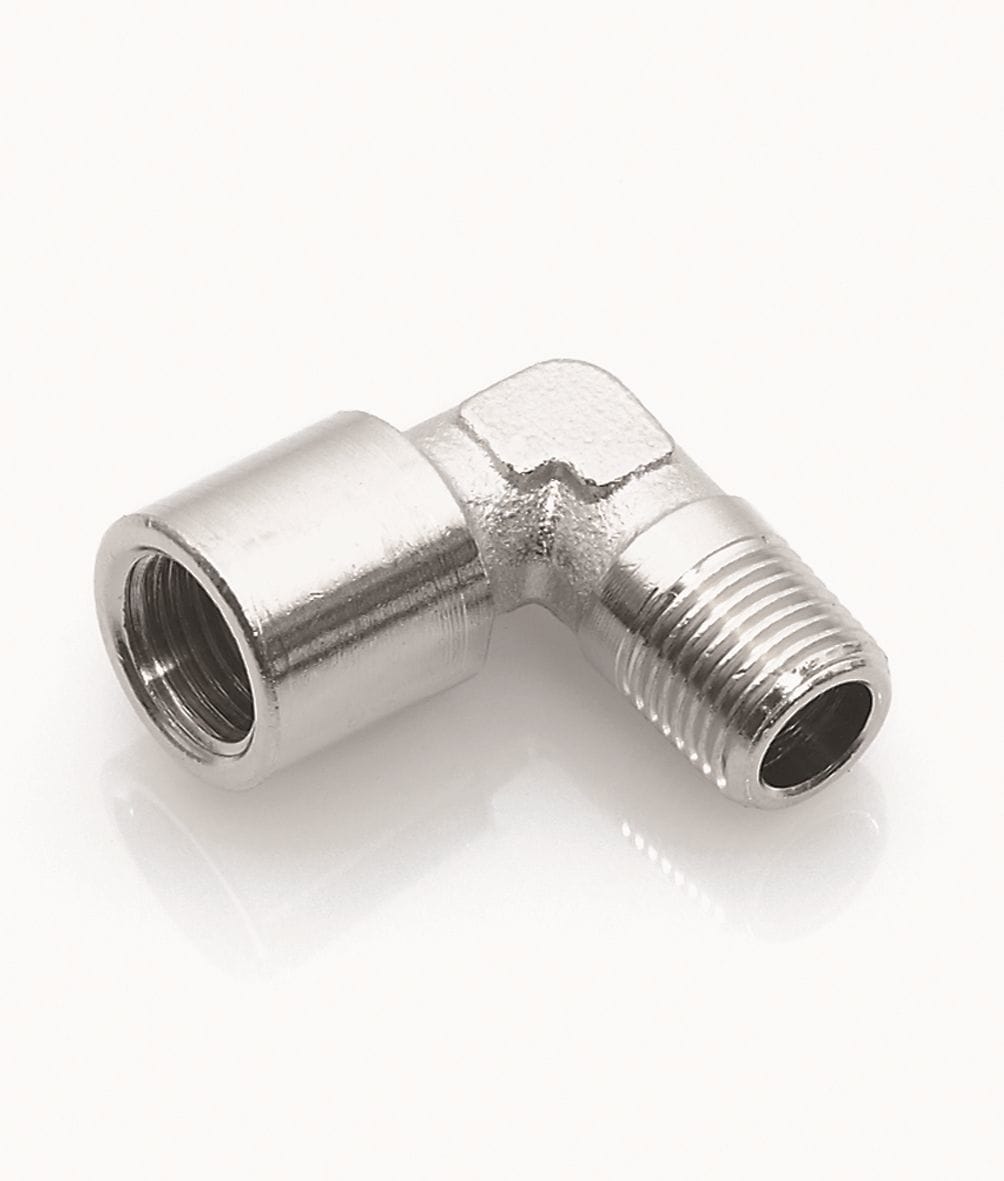 SMC PNEUMATIIKKATUOTTEET - Kulmayhde,Sisä G - Ulko R - 110-R1/4-G1/8