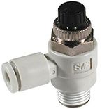 SMC PNEUMATIIKKATUOTTEET - Vastusvastavent.(10-50Mm/S) - AS1201FM-M5-23