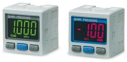 SMC PNEUMATIIKKATUOTTEET - Digit. Tarkkuuspainekytkin - ISE30A-01-F-G