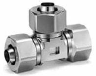 SMC PNEUMATIIKKATUOTTEET - T-Liitin Kiristysmuttereilla S - KFG2T1209-04