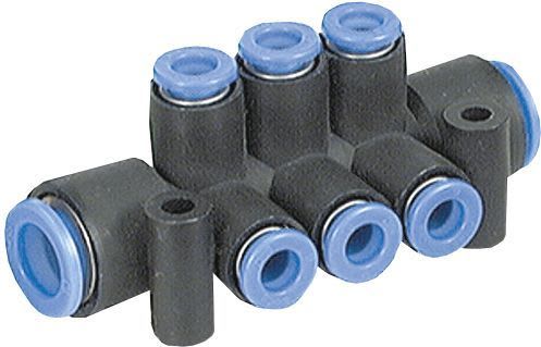 SMC PNEUMATIIKKATUOTTEET - Jakoliitin, 6 Mm /10 Mm - KM11-06-10-6