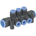 SMC PNEUMATIIKKATUOTTEET - Jakoliitin, 6 Mm /10 Mm - KM11-06-10-6