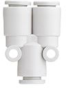 SMC PNEUMATIIKKATUOTTEET - Y-Liitin - KQ2U08-00A