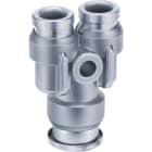 SMC PNEUMATIIKKATUOTTEET - Y-Liitin Eri Halkaisijoille - KQB2U10-12