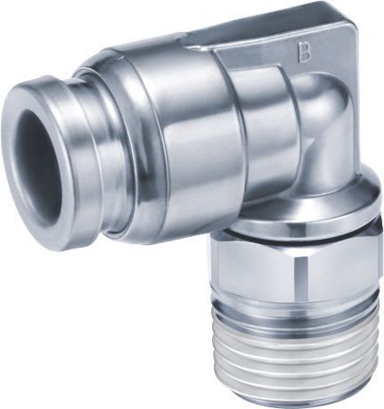 SMC PNEUMATIIKKATUOTTEET - Ruostumaton Pistoliitin - KQG2L16-03S