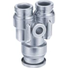 SMC PNEUMATIIKKATUOTTEET - Ruostumaton Pistoliitin - KQG2U10-12