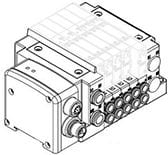 SMC PNEUMATIIKKATUOTTEET - Ryhmälaatta - SS5Y3-10S0-10B-C6