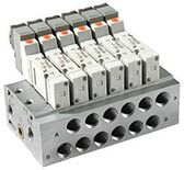 SMC PNEUMATIIKKATUOTTEET - Ryhmäasennuslaatta - SS5Y3-41-06-M5F-Q