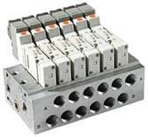 SMC PNEUMATIIKKATUOTTEET - Ryhmäasennuslaatta - SS5Y3-41-08-M5F-Q