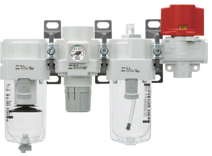 SMC PNEUMATIIKKATUOTTEET - 3-Tie Paineenpurkaus Venttiili - VHS40-F04A