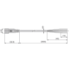 SMC PNEUMATIIKKATUOTTEET - Kaapeli M8 3M(Pf3W) - ZS-40-A