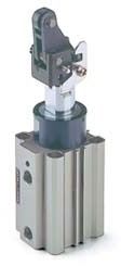 SMC PNEUMATIIKKATUOTTEET - Pysäytyssylinteri (Halk. 32, I - RSDQB32-20D