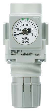 SMC PNEUMATIIKKATUOTTEET - Säädin(Takaisinvirt.+Mit.), G3 - AR30K-F03E-B