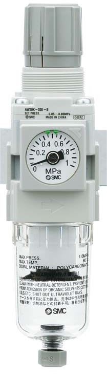 SMC PNEUMATIIKKATUOTTEET - Suod.Sääd (Takaisinvirt.), G1/ - AW20K-F02-B