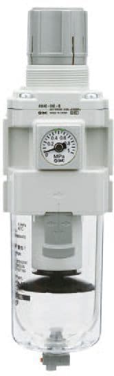 SMC PNEUMATIIKKATUOTTEET - Suod.Sääd (Aut.Tyhj.+Mittari), - AW40-F04DE-B
