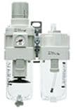 SMC PNEUMATIIKKATUOTTEET - Ilmasuodatin + Paineensäädin + - AC40-F04DE-B